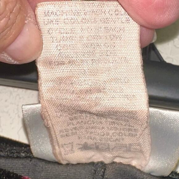 Kathie Lee Collection Velvet Skirt Floral Burnout Midi Black Red Size L Vintage - Picture 6 of 6